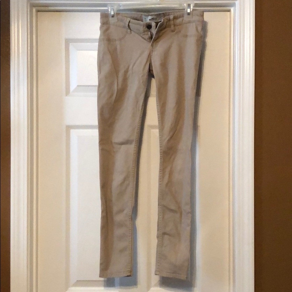 Hollister Tan Skinny Jeans